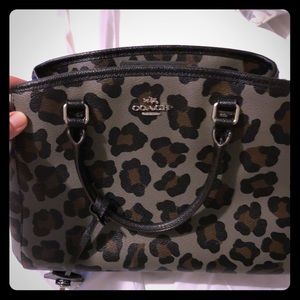 Coach leopard bag